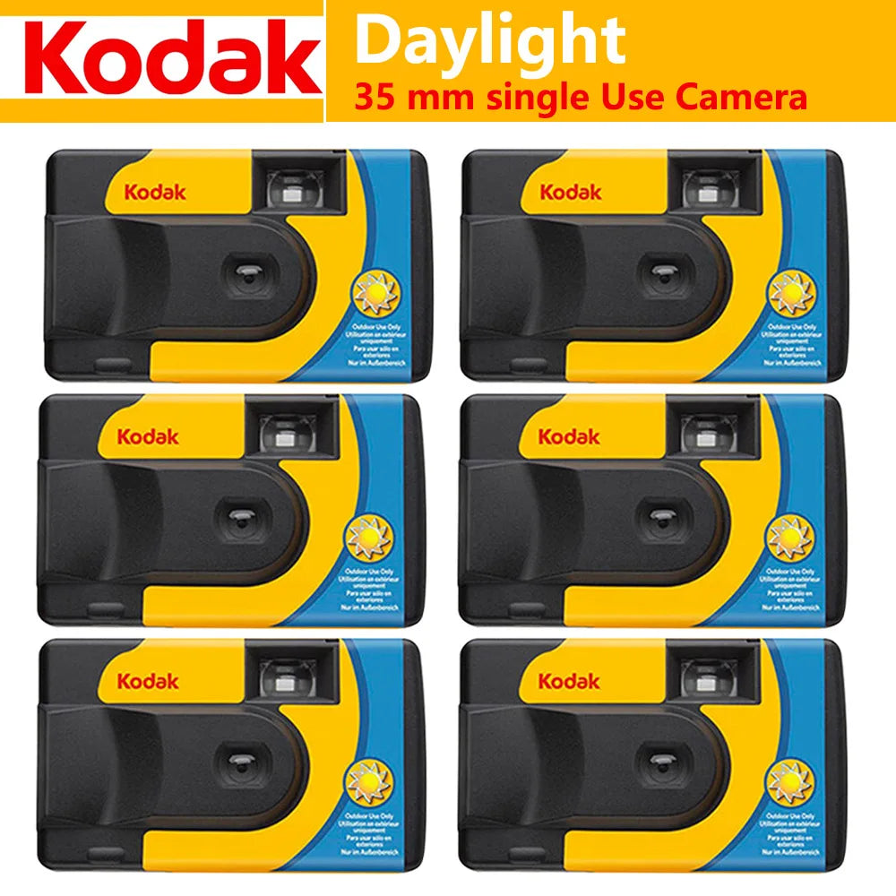Kodak FunSaver Disposable Camera – Single Use, Flash, 27/39 Exposures
