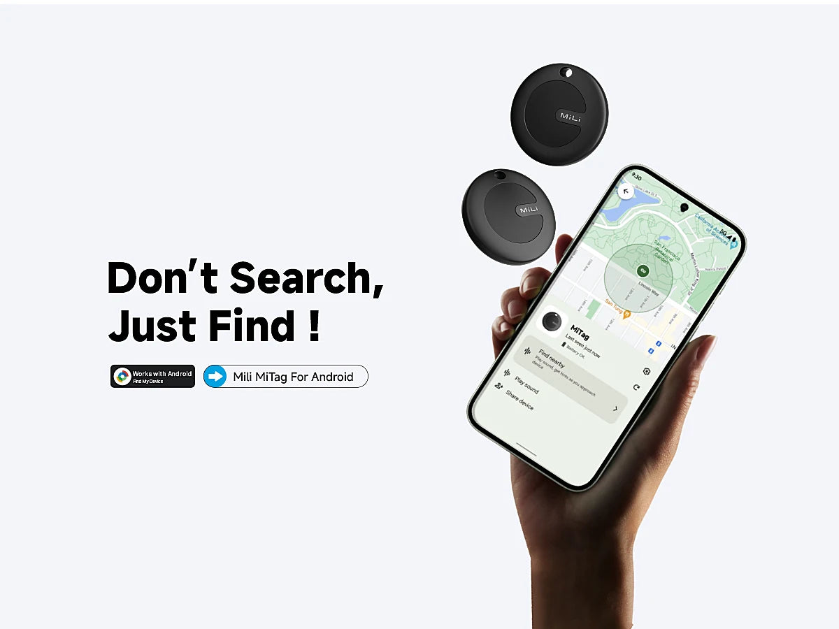 MiLi Bluetooth Tracker – Anti-Lost Smart iTag for Android & Google Find My