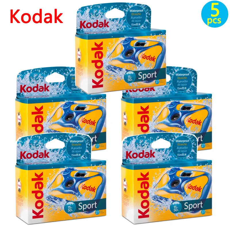 Kodak FunSaver Disposable Camera – Single Use, Flash, 27/39 Exposures