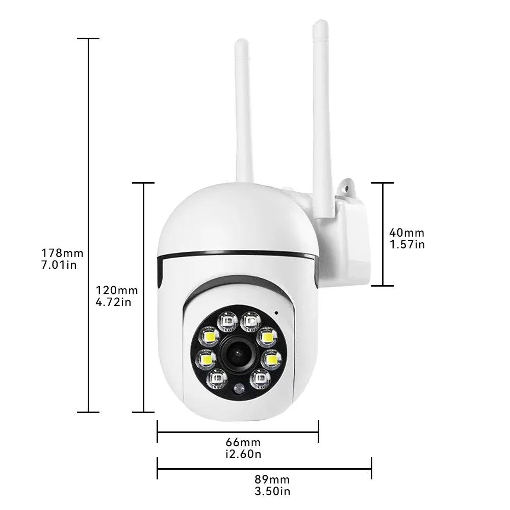 O-Kam Pro 8MP WiFi IP Camera – 2.4G Wireless Home Security with 5X Zoom & Tracking