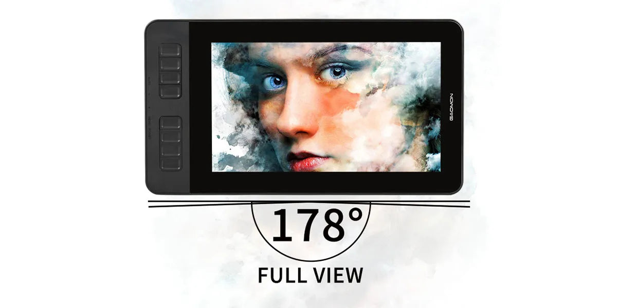 GAOMON PD1161 HD Graphics Drawing Tablet – IPS Screen, 8 Shortcut Keys & Battery-Free Pen