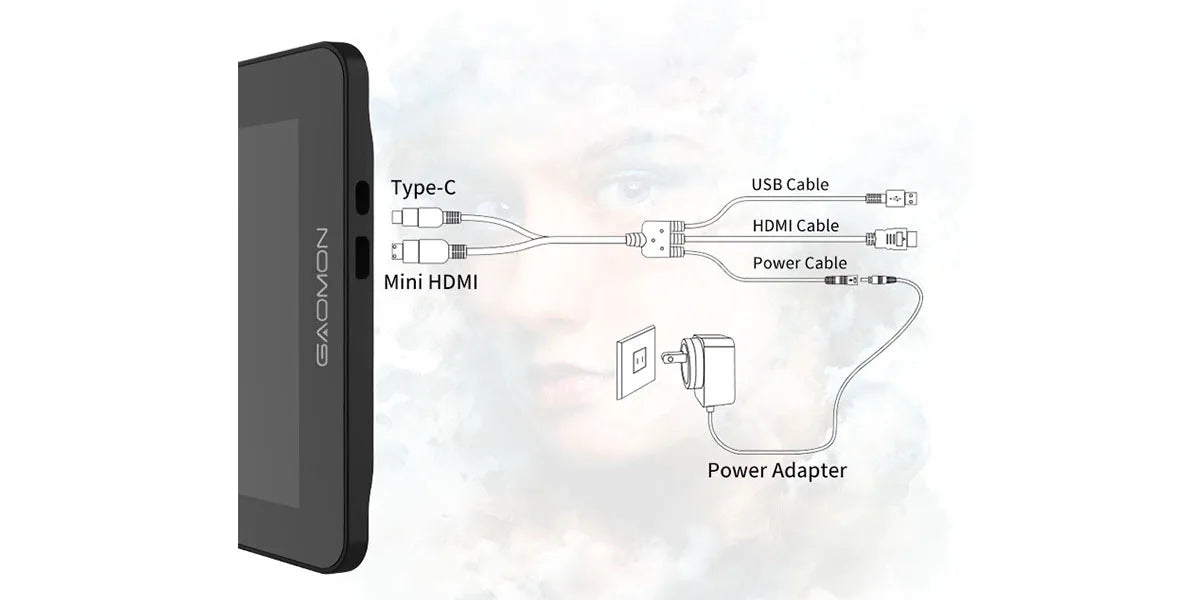 GAOMON PD1161 HD Graphics Drawing Tablet – IPS Screen, 8 Shortcut Keys & Battery-Free Pen