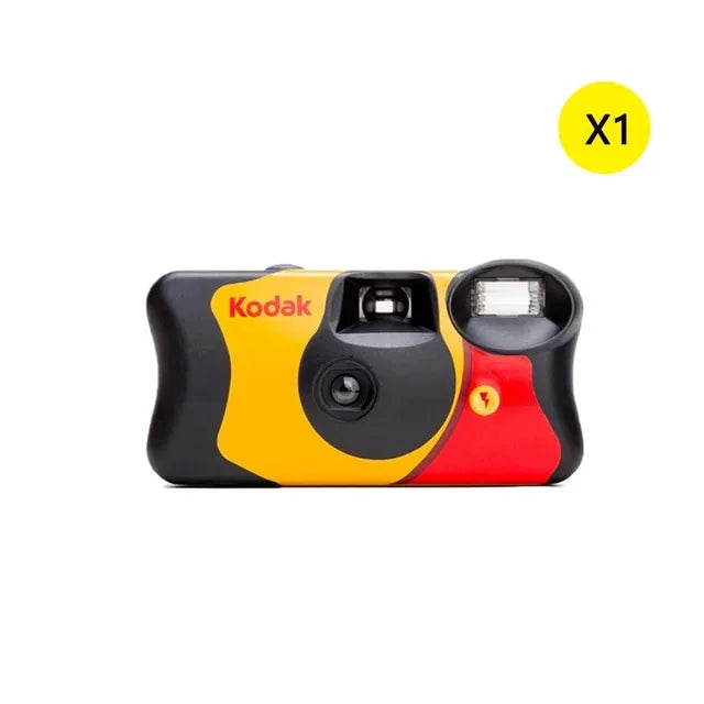 Kodak FunSaver Disposable Camera – Single Use, Flash, 27/39 Exposures