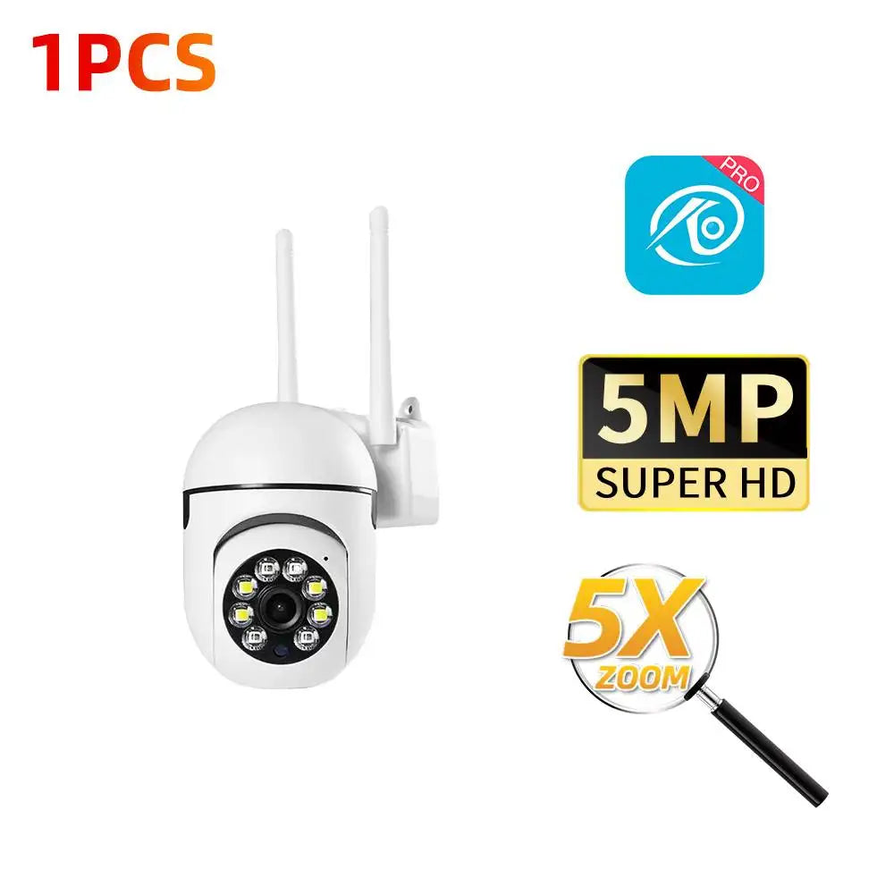 O-Kam Pro 8MP WiFi IP Camera – 2.4G Wireless Home Security with 5X Zoom & Tracking