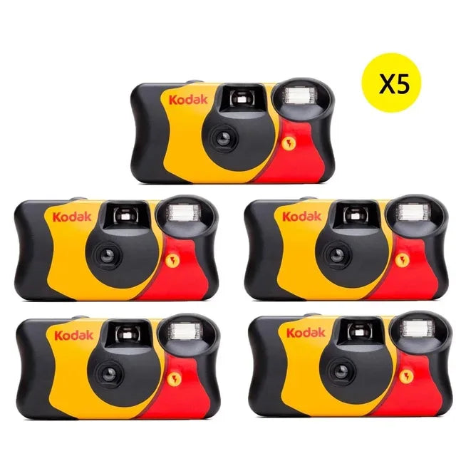 Kodak FunSaver Disposable Camera – Single Use, Flash, 27/39 Exposures