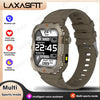 LAXASFIT Men’s Outdoor Smart Watch with LED Flashlight & Health Monitoring