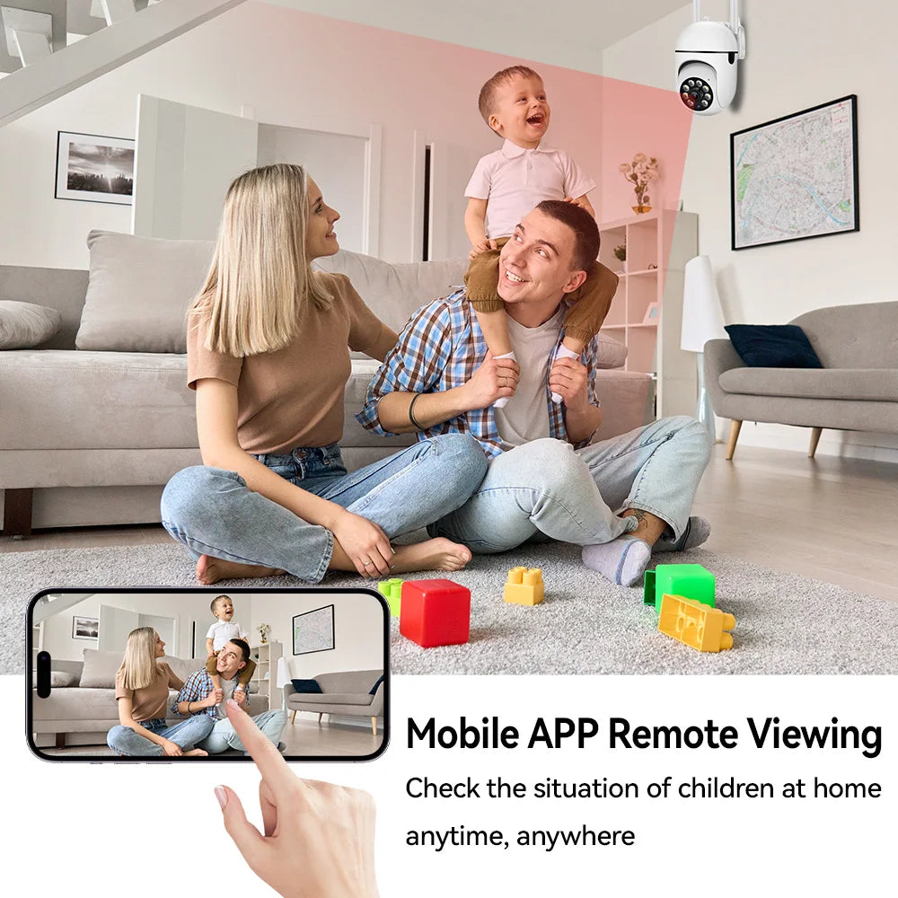 O-Kam Pro 8MP WiFi IP Camera – 2.4G Wireless Home Security with 5X Zoom & Tracking