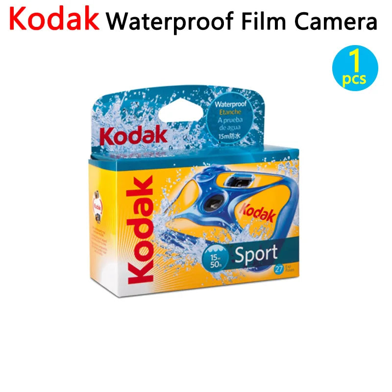Kodak FunSaver Disposable Camera – Single Use, Flash, 27/39 Exposures